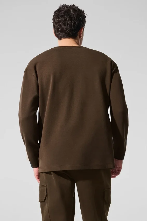 Double Take Langarmshirt – Espresso