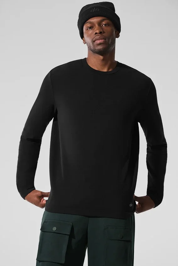 Double Take Langarmshirt – Schwarz