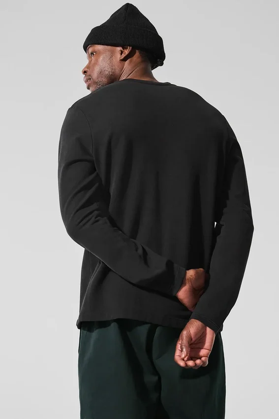 Double Take Langarmshirt – Schwarz