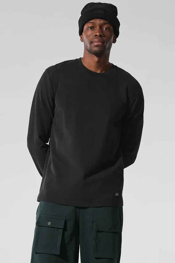 Double Take Langarmshirt – Schwarz