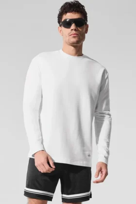 Double Take Langarmshirt – Weiß