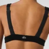 „Dreamer“-BH aus Mikro-Cord – Schwarz
