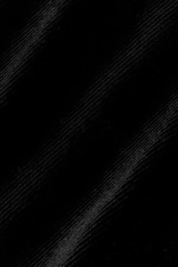 „Dreamer“-BH aus Mikro-Cord – Schwarz