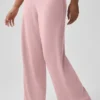 Dreamlight-Hose mit mittlerer Leibhöhe und geradem Schnitt – Vintage-Pink