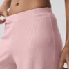 Dreamlight-Hose mit mittlerer Leibhöhe und geradem Schnitt – Vintage-Pink