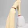 Dreamlight Straight-Hose mit mittlerer Leibhöhe – Candlelight Yellow