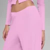 Dreamlight Straight-Hose mit mittlerer Leibhöhe – Candy Heart Pink