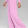 Dreamlight Straight-Hose mit mittlerer Leibhöhe – Candy Heart Pink