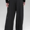 Dreamscape-Hose mit High-Waist (Shorts) – Schwarz