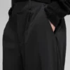 Dreamscape-Hose mit High-Waist (Shorts) – Schwarz
