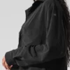 Dreamscape Langarmshirt mit Knopfleiste – Schwarz