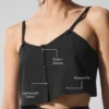 „Dreamscape“-Top – Schwarz