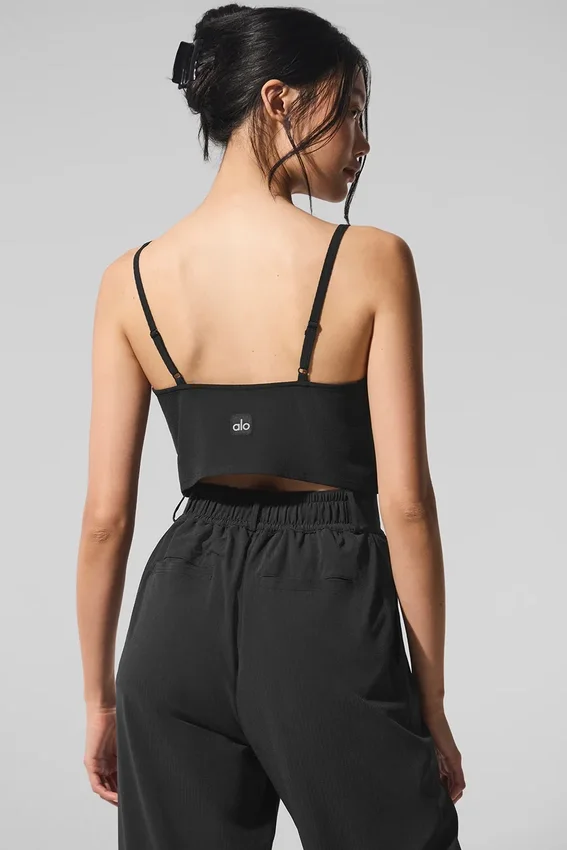 „Dreamscape“-Top – Schwarz