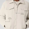 Ease Trucker-Jacke – Bone