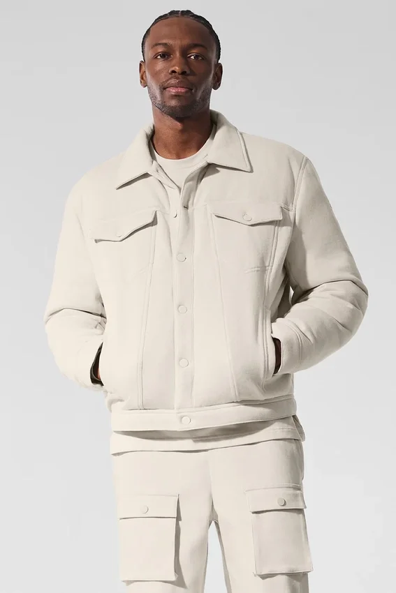 Ease Trucker-Jacke – Bone