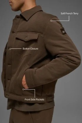 Ease Trucker-Jacke – Espresso