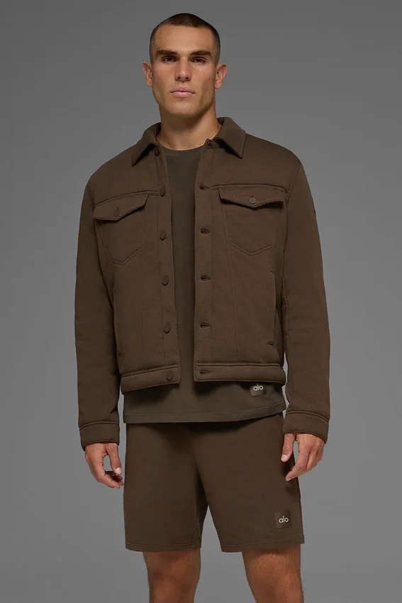Ease Trucker-Jacke – Espresso