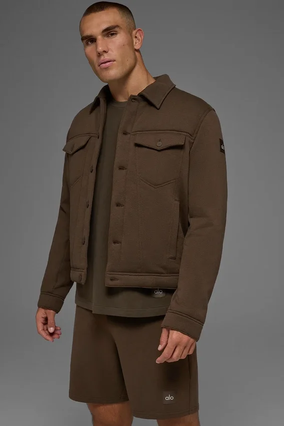 Ease Trucker-Jacke – Espresso