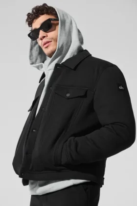 Ease Trucker-Jacke – Schwarz