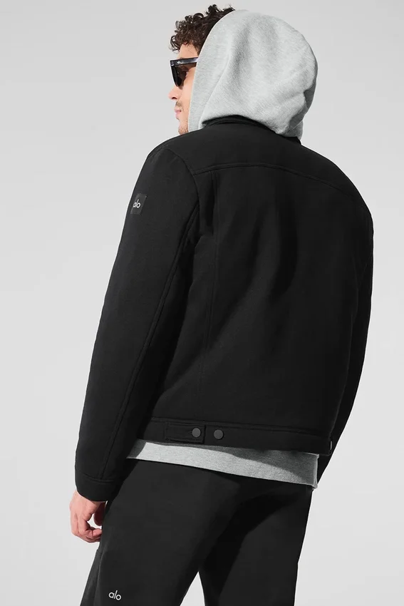 Ease Trucker-Jacke – Schwarz