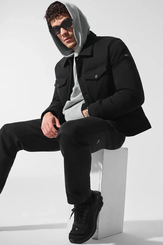 Ease Trucker-Jacke – Schwarz