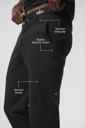 Edition Sueded-Hose – Schwarz