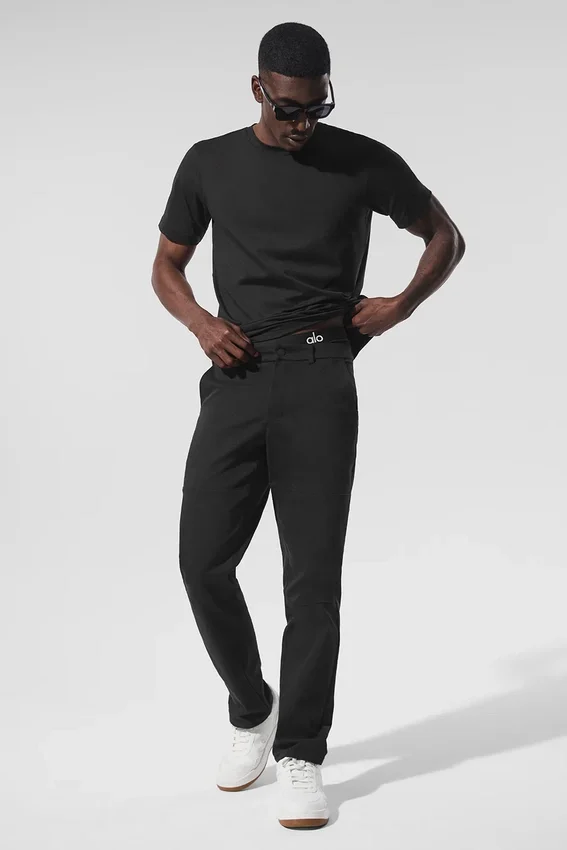 Edition Sueded-Hose – Schwarz