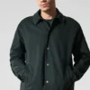 Edition Sueded Jacke – Anthrazitgrün