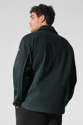 Edition Sueded Jacke – Anthrazitgrün