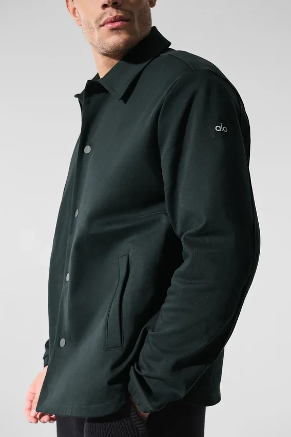 Edition Sueded Jacke – Anthrazitgrün