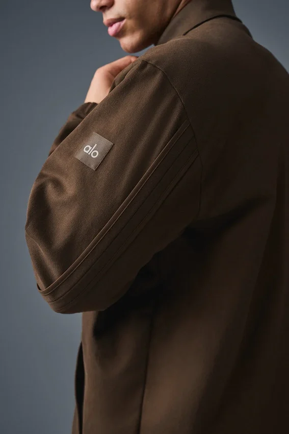 Edition Sueded Jacke – Espresso