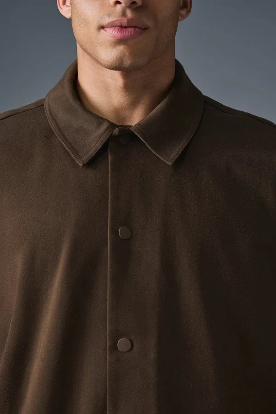 Edition Sueded Jacke – Espresso
