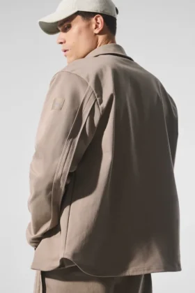 Edition Sueded Jacke – Gravel