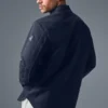 Edition Sueded Jacke – Marineblau