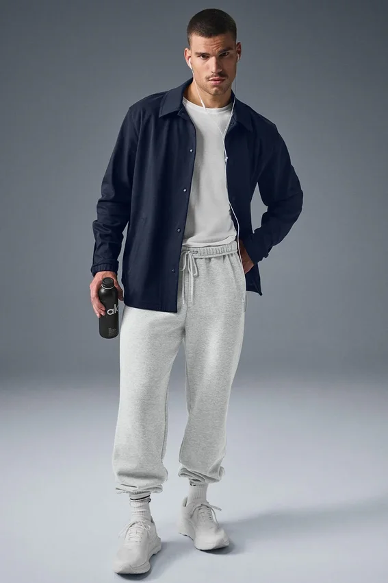 Edition Sueded Jacke – Marineblau