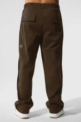 Edition Sueded Straight Leg Hose – Espresso
