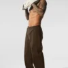 Edition Sueded Straight Leg Hose – Espresso