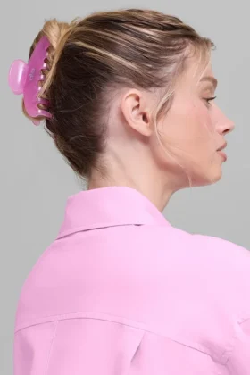 Effortless Claw Clip (2er-Pack) – Bonbonherz-Rosa/Leuchtendes Rot
