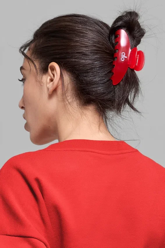 Effortless Claw Clip (2er-Pack) – Leuchtend Rot
