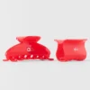 Effortless Claw Clip (2er-Pack) – Leuchtend Rot