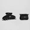Effortless Claw Clip (2er-Pack) – Schwarz