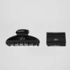 Effortless Claw Clip (2er-Pack) – Schwarz