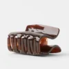Effortless Claw Clip – Braun-Schildpatt