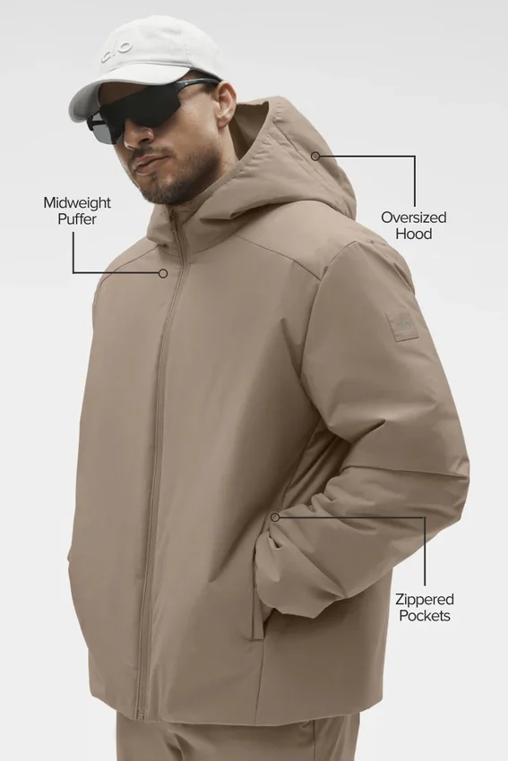 Elemental Full-Zip-Jacke – Gravel
