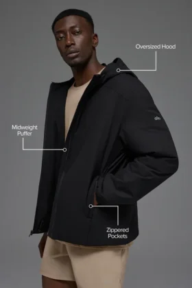 Elemental Full-Zip-Jacke – Schwarz