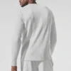 Elevate Waffle Langarmshirt – Athletic Heather Grey