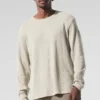 Elevate Waffle Langarmshirt – Bone