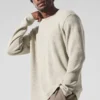 Elevate Waffle Langarmshirt – Bone