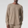Elevate Waffle Langarmshirt – Gravel