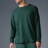 Elevate Waffle Langarmshirt – Winter Ivy